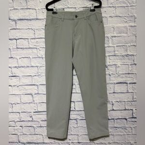 Lululemon ABC Pants Mens Size 31 Classic Warpstreame Gray Stretch M5AQHS